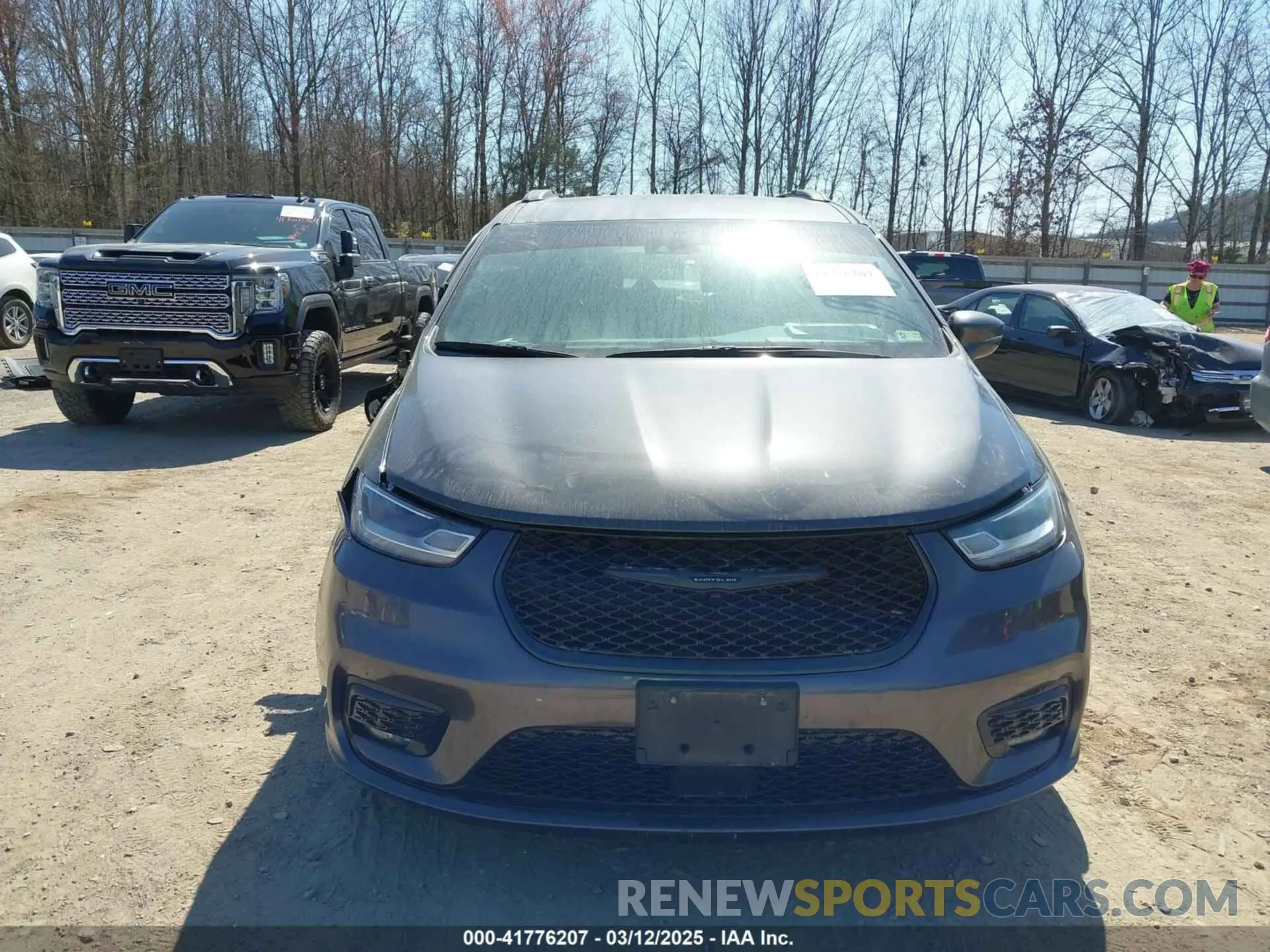 12 fotografías del automóvil dañado 2C4RC3FG1MR550842 CHRYSLER PACIFICA 2021