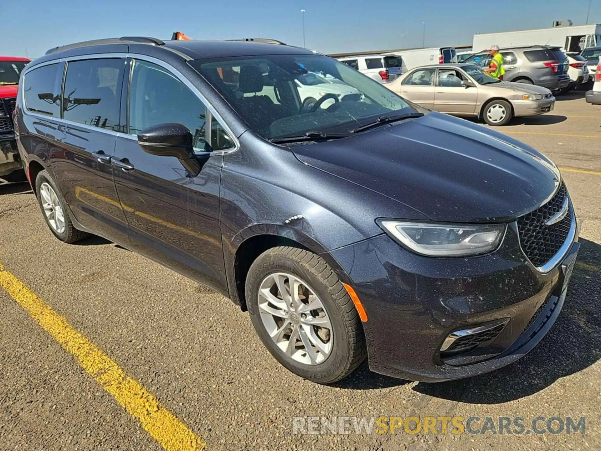 25 fotografías del automóvil dañado 2C4RC3FG3MR566024 CHRYSLER PACIFICA 2021