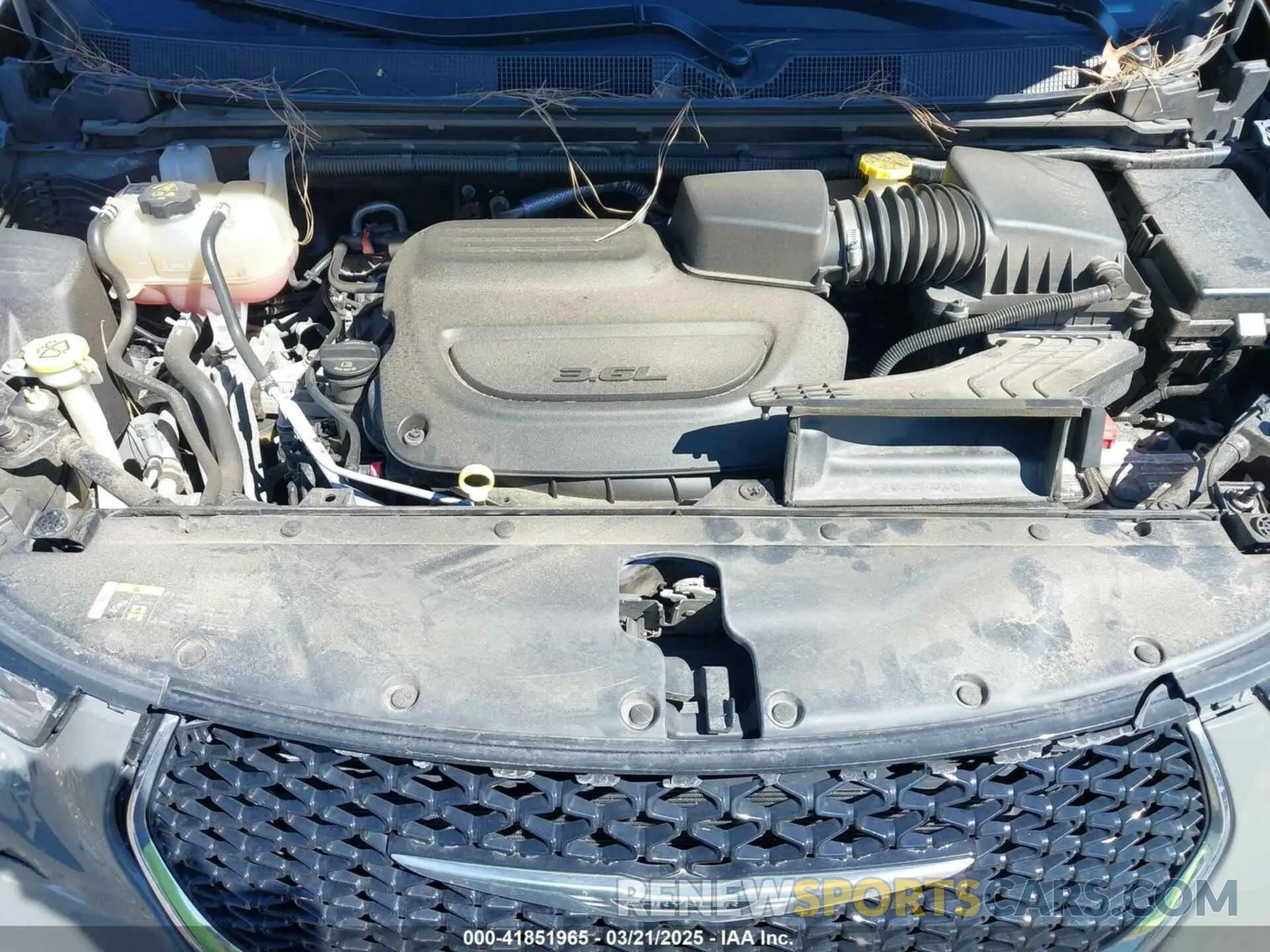 10 fotografías del automóvil dañado 2C4RC3GG3MR541011 CHRYSLER PACIFICA 2021