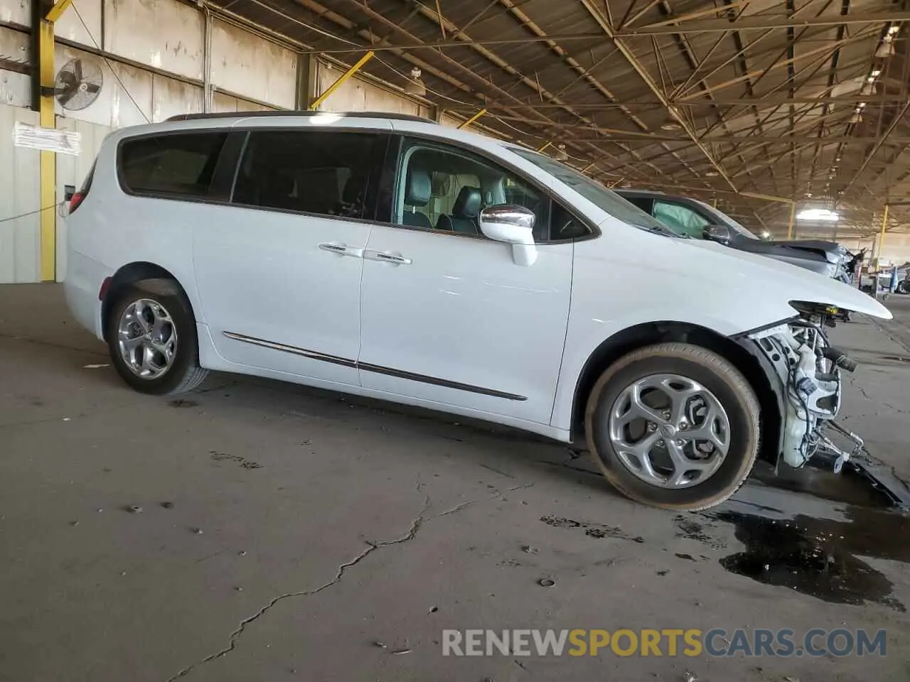 4 fotografías del automóvil dañado 2C4RC3GG3MR541106 CHRYSLER PACIFICA 2021