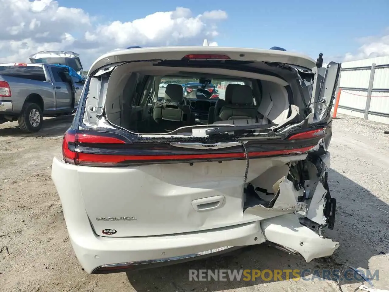 6 fotografías del automóvil dañado 2C4RC3GG3MR581749 CHRYSLER PACIFICA 2021