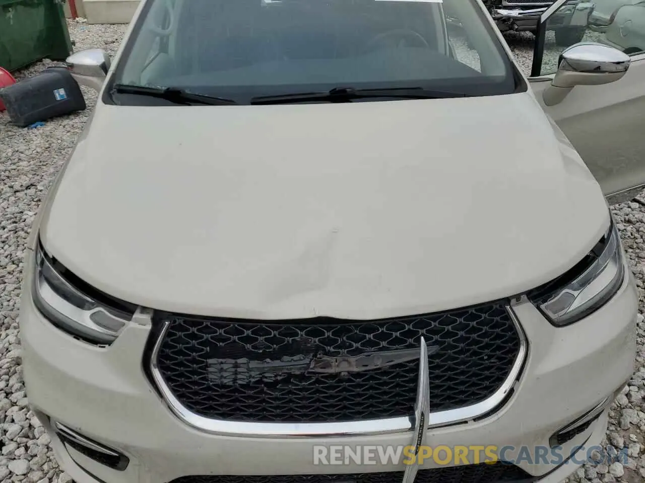 12 fotografías del automóvil dañado 2C4RC3GG6MR553881 CHRYSLER PACIFICA 2021