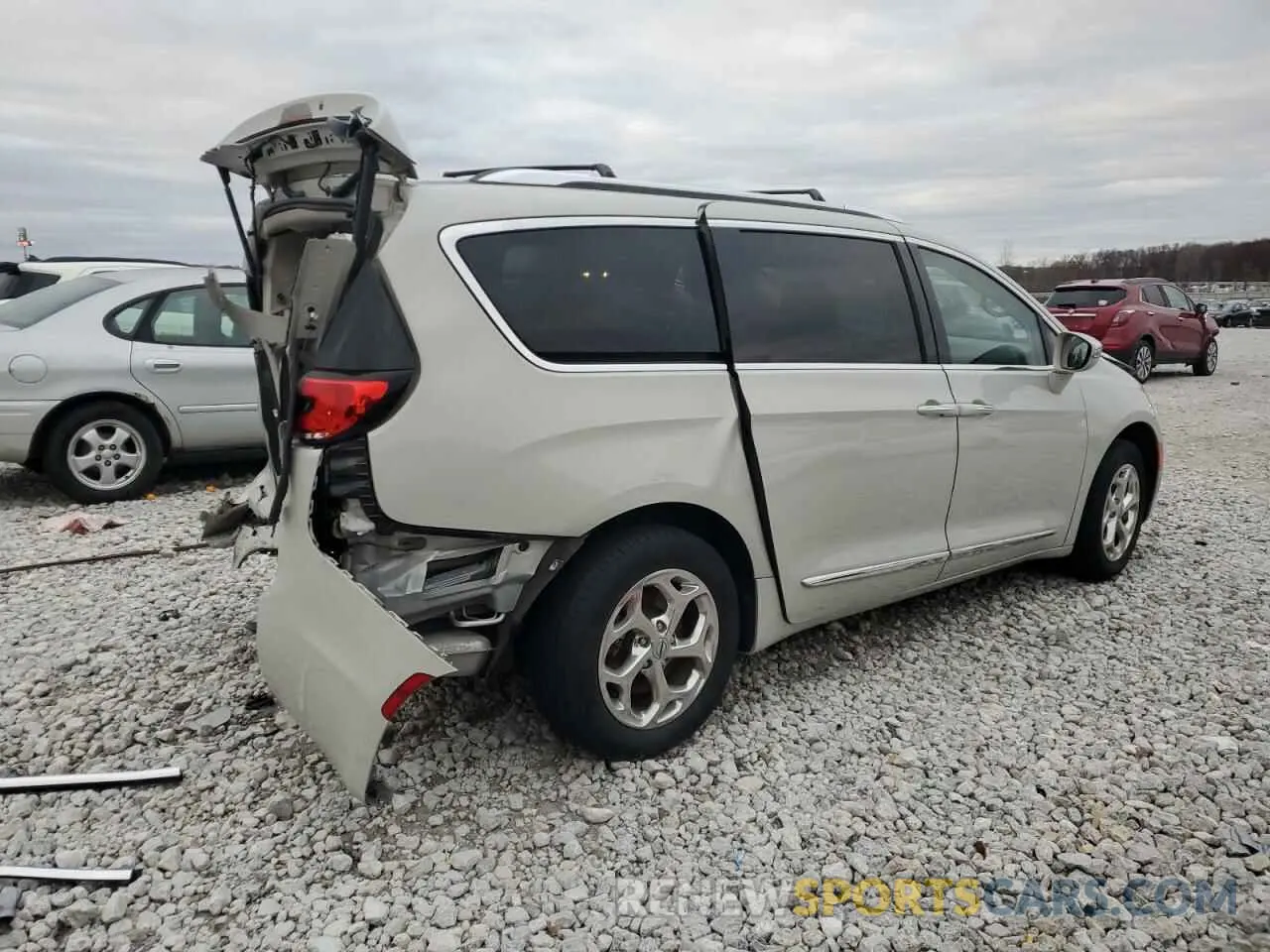 3 fotografías del automóvil dañado 2C4RC3GG6MR553881 CHRYSLER PACIFICA 2021