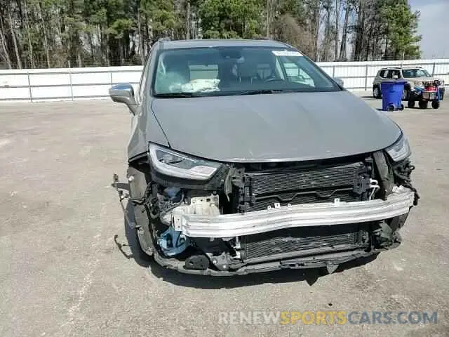 12 fotografías del automóvil dañado 2C4RC3GG6MR587013 CHRYSLER PACIFICA 2021