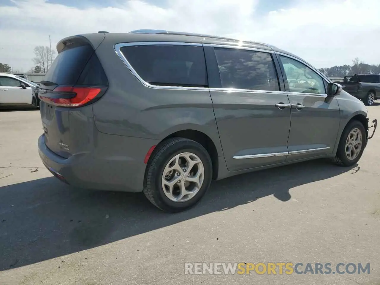 3 fotografías del automóvil dañado 2C4RC3GG6MR587013 CHRYSLER PACIFICA 2021