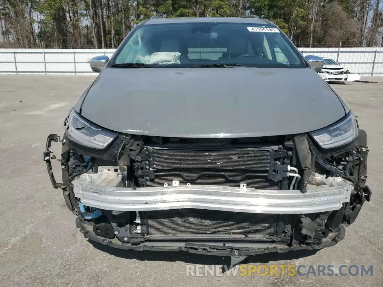 5 fotografías del automóvil dañado 2C4RC3GG6MR587013 CHRYSLER PACIFICA 2021