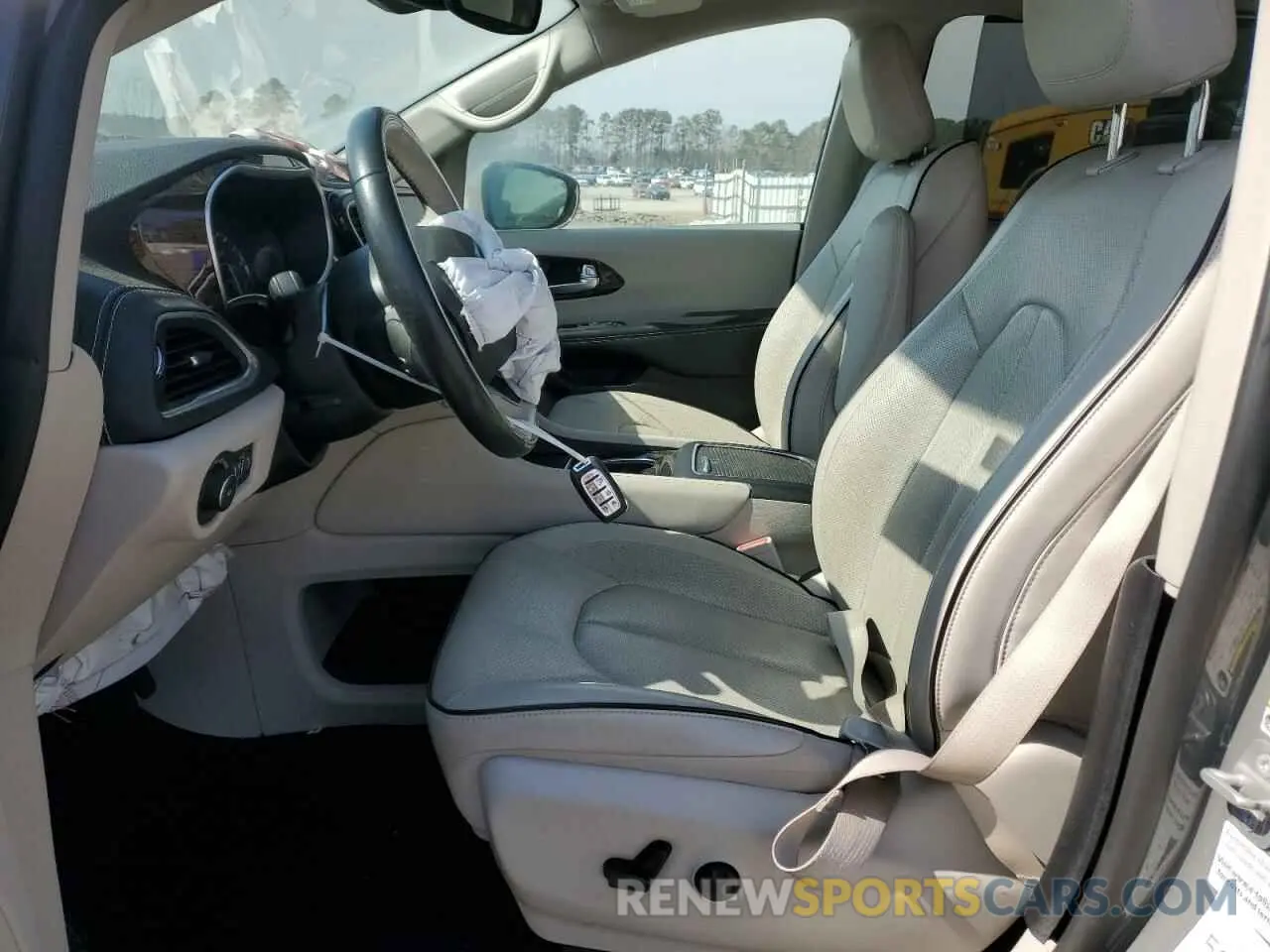 7 fotografías del automóvil dañado 2C4RC3GG6MR587013 CHRYSLER PACIFICA 2021