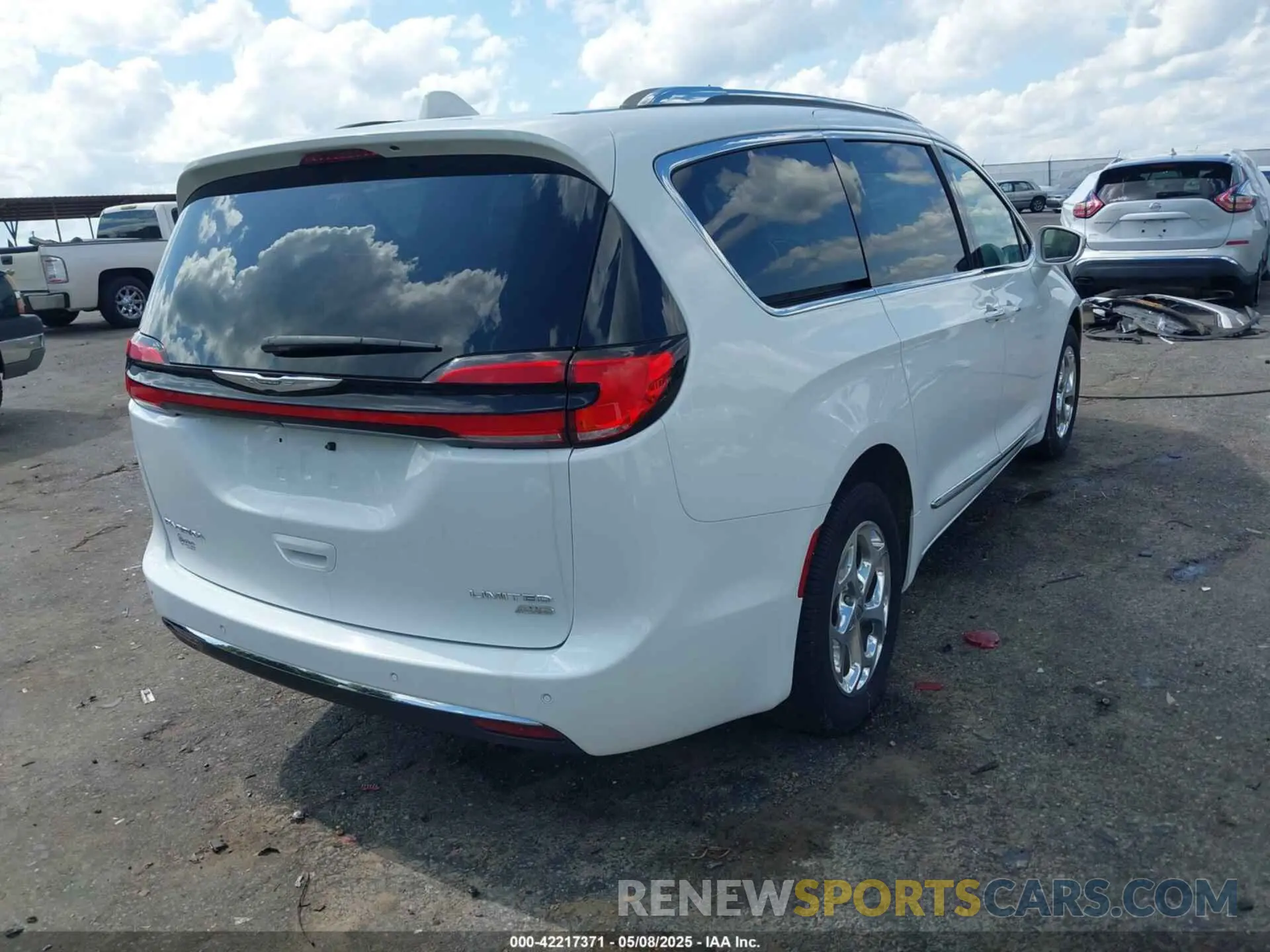 4 fotografías del automóvil dañado 2C4RC3GGXMR536808 CHRYSLER PACIFICA 2021