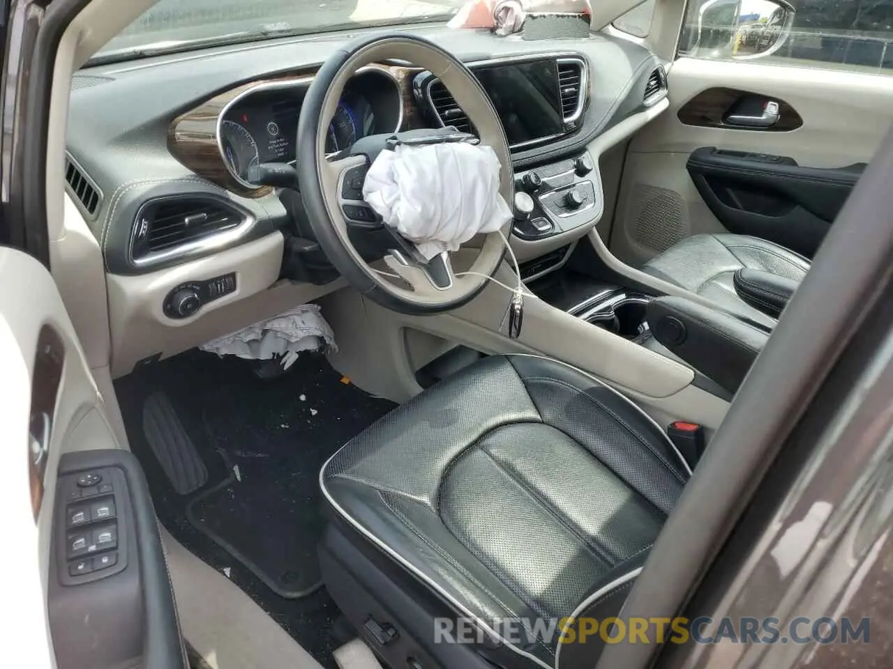 8 fotografías del automóvil dañado 2C4RC3GGXMR595485 CHRYSLER PACIFICA 2021