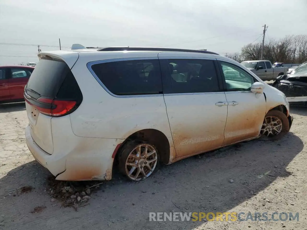 3 fotografías del automóvil dañado 2C4RC1BG0NR117816 CHRYSLER PACIFICA 2022
