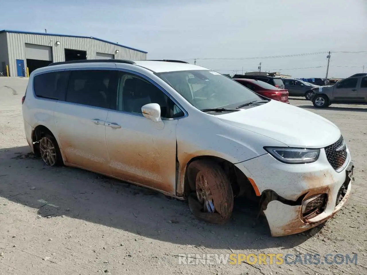 4 fotografías del automóvil dañado 2C4RC1BG0NR117816 CHRYSLER PACIFICA 2022