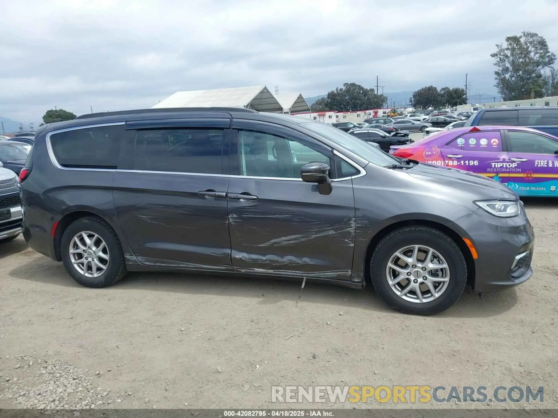 14 fotografías del automóvil dañado 2C4RC1BG0NR134194 CHRYSLER PACIFICA 2022
