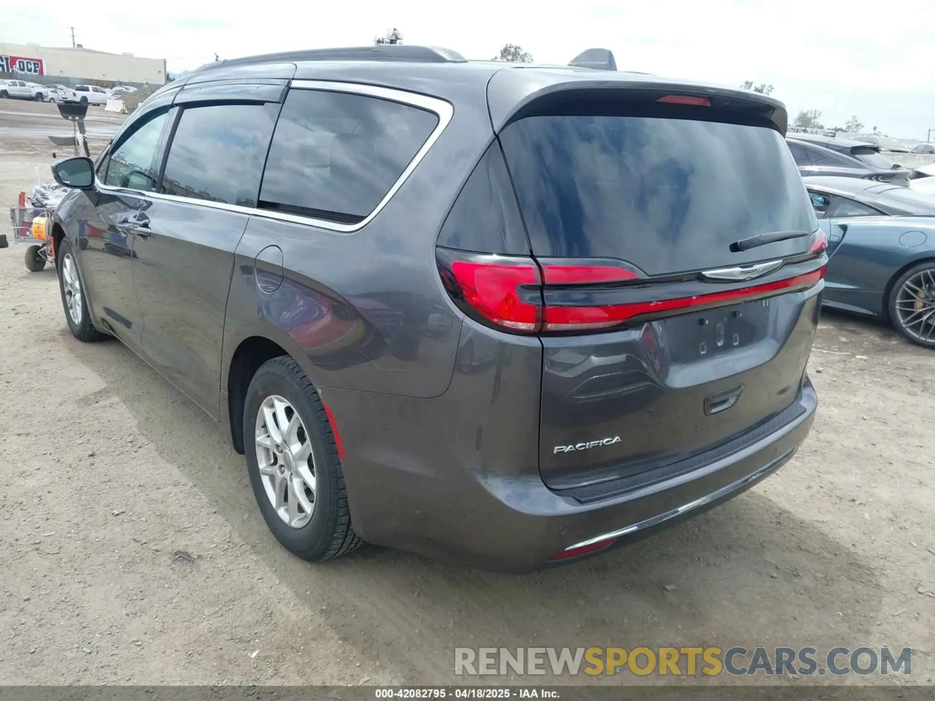 3 fotografías del automóvil dañado 2C4RC1BG0NR134194 CHRYSLER PACIFICA 2022