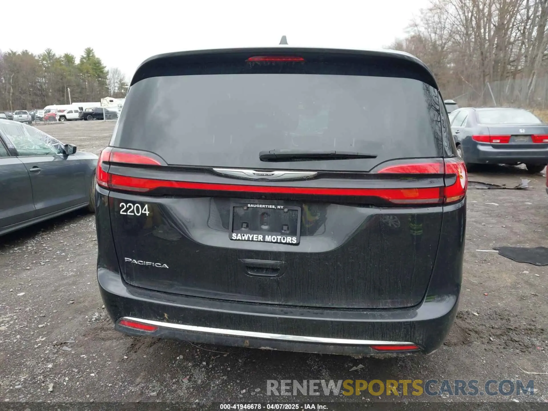16 fotografías del automóvil dañado 2C4RC1BG0NR206561 CHRYSLER PACIFICA 2022