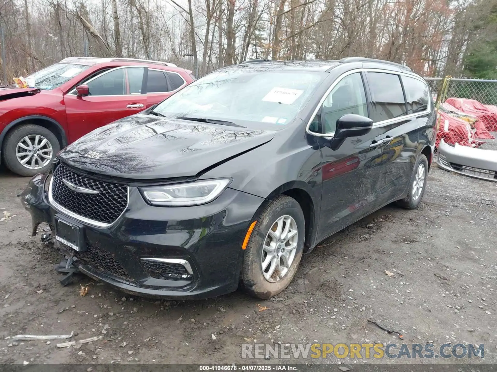 2 fotografías del automóvil dañado 2C4RC1BG0NR206561 CHRYSLER PACIFICA 2022