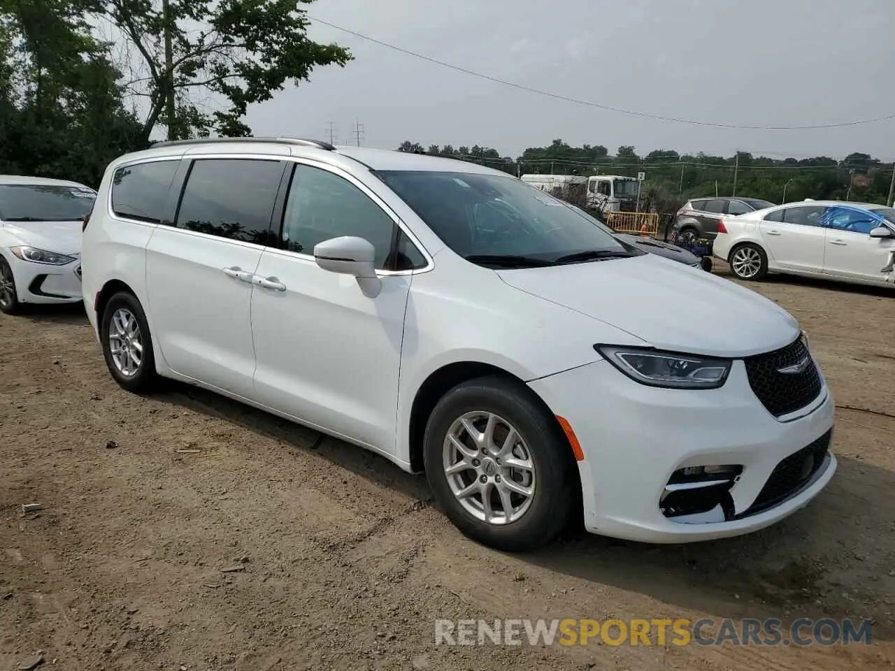 4 fotografías del automóvil dañado 2C4RC1BG0NR218354 CHRYSLER PACIFICA 2022