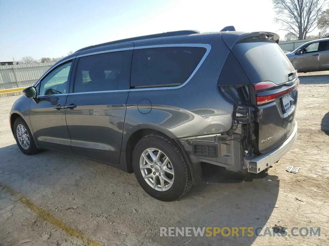2 fotografías del automóvil dañado 2C4RC1BG1NR167673 CHRYSLER PACIFICA 2022