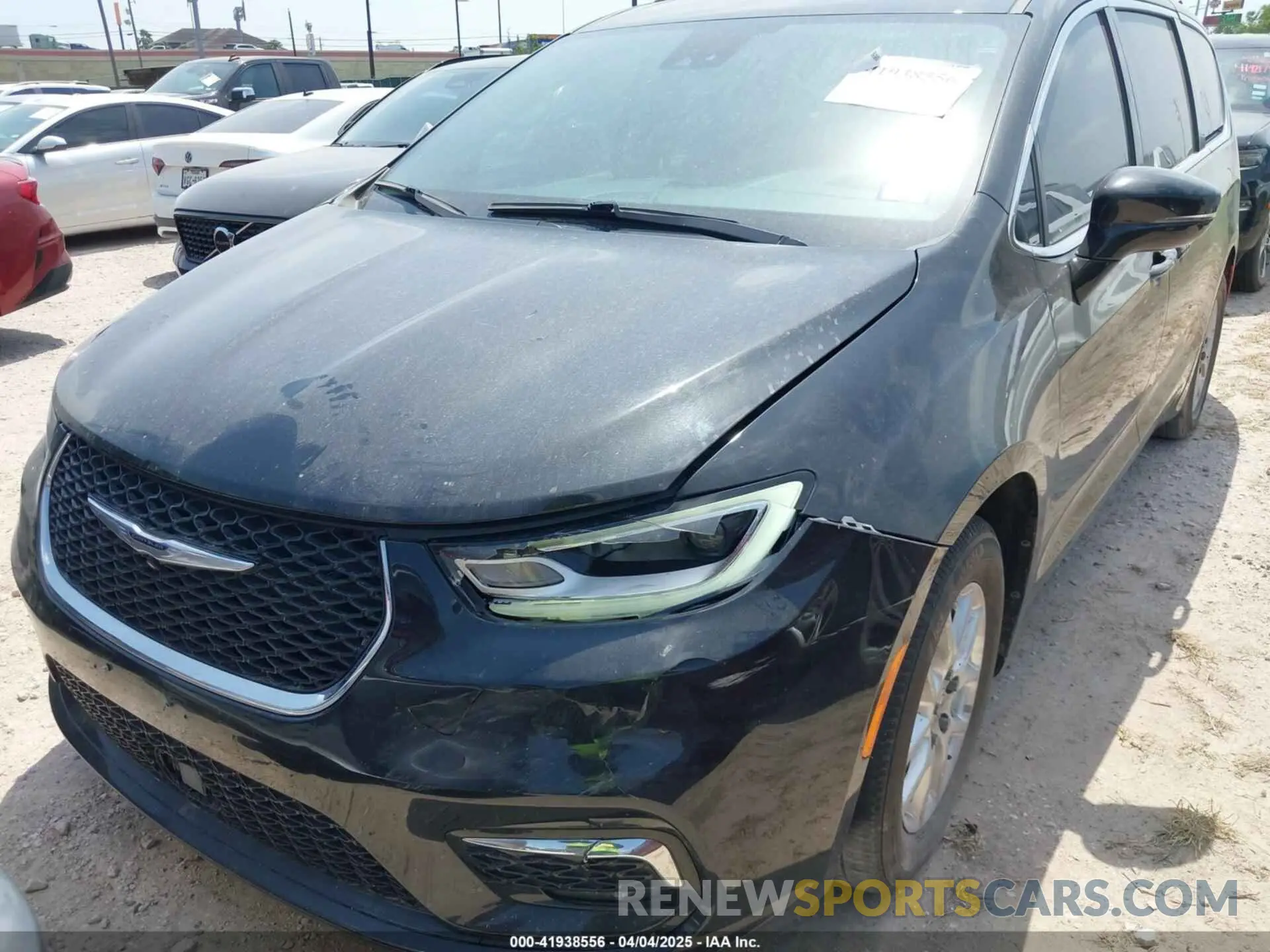 6 fotografías del automóvil dañado 2C4RC1BG2NR128980 CHRYSLER PACIFICA 2022