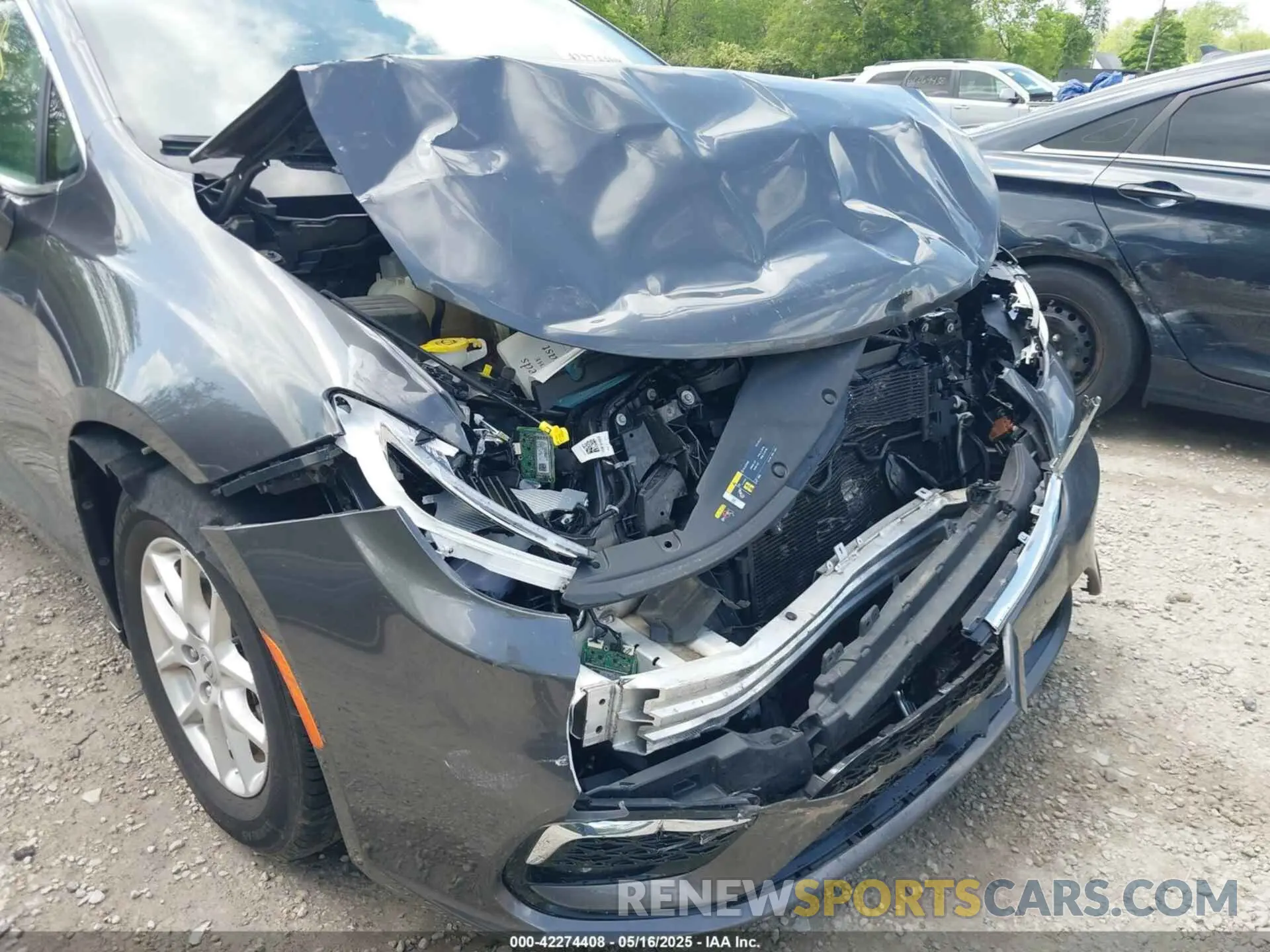 17 fotografías del automóvil dañado 2C4RC1BG2NR176124 CHRYSLER PACIFICA 2022