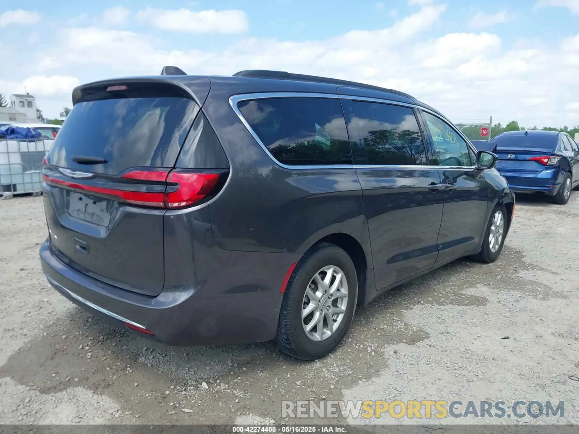 4 fotografías del automóvil dañado 2C4RC1BG2NR176124 CHRYSLER PACIFICA 2022