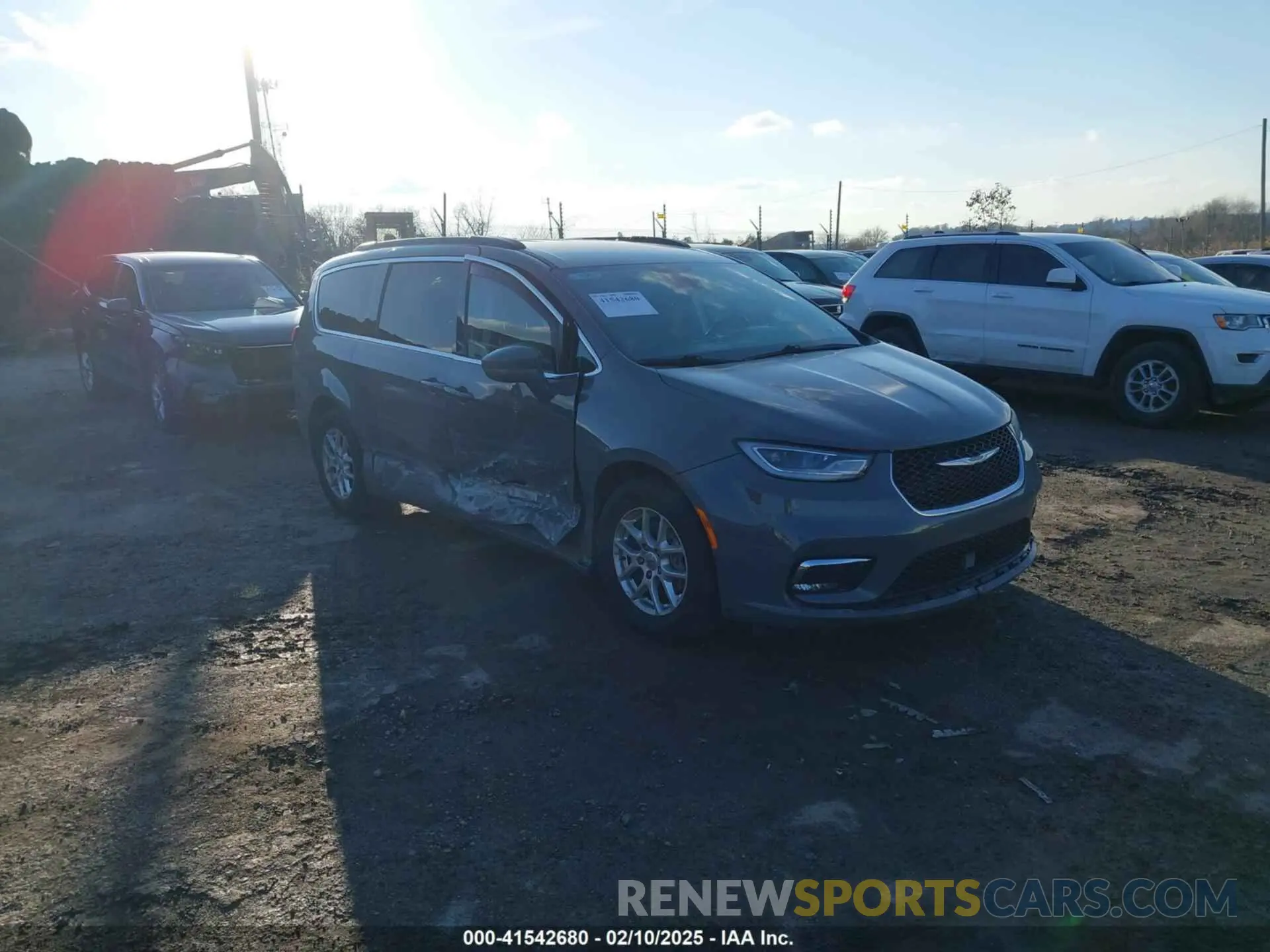 1 fotografías del automóvil dañado 2C4RC1BG3NR117213 CHRYSLER PACIFICA 2022
