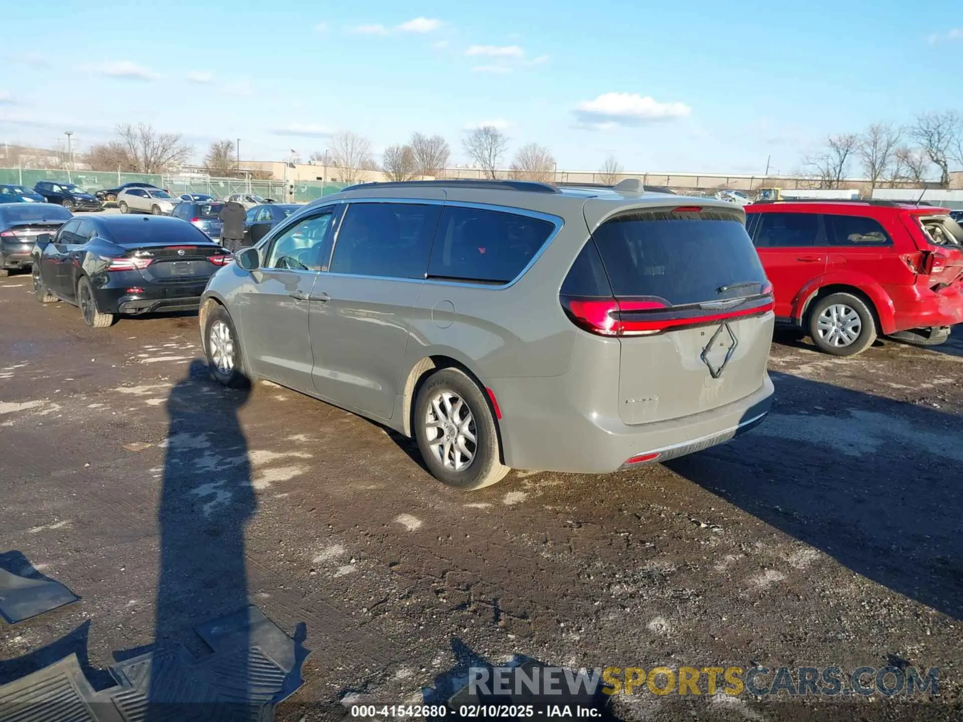 3 fotografías del automóvil dañado 2C4RC1BG3NR117213 CHRYSLER PACIFICA 2022