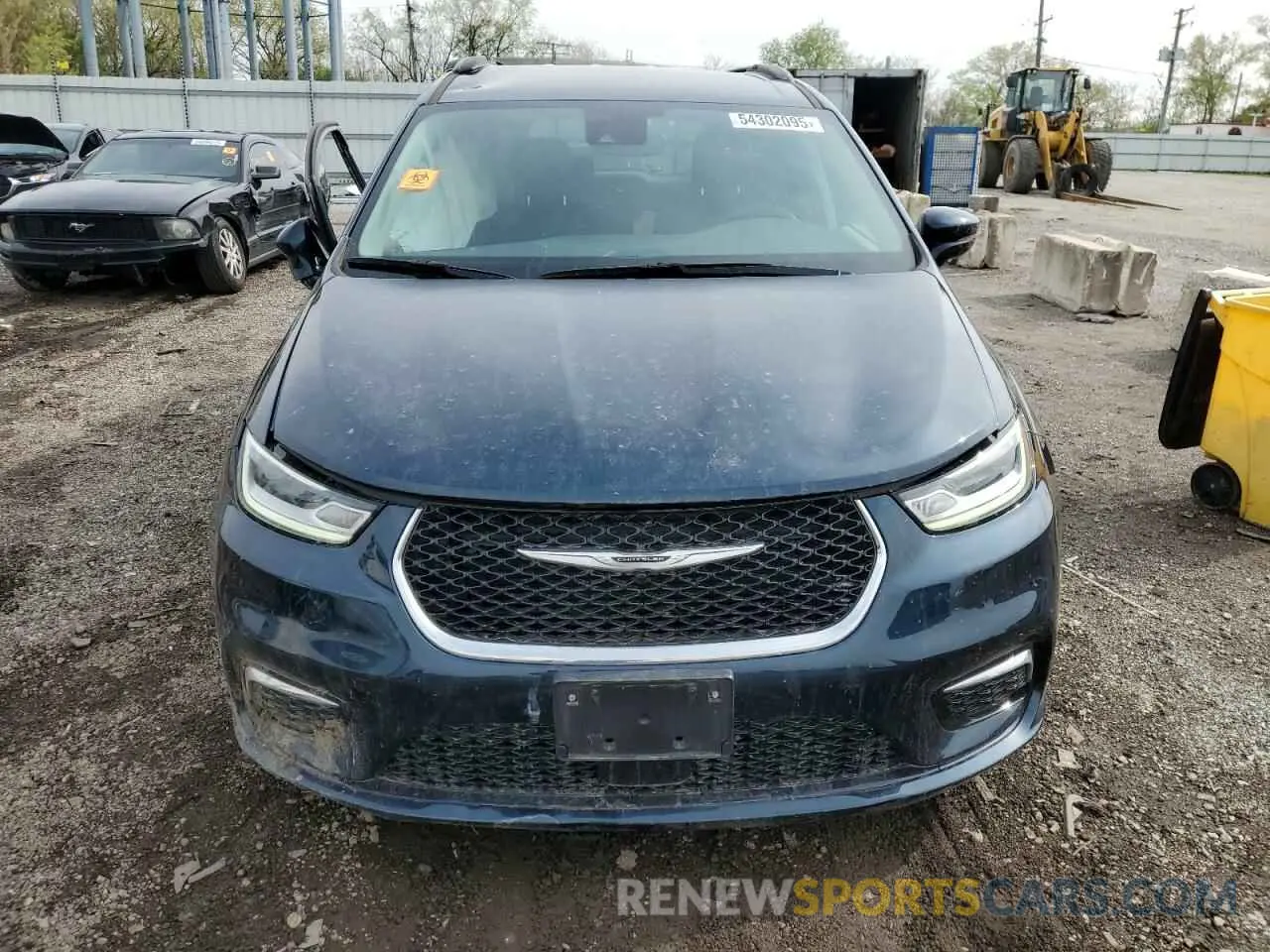 5 fotografías del automóvil dañado 2C4RC1BG3NR155394 CHRYSLER PACIFICA 2022