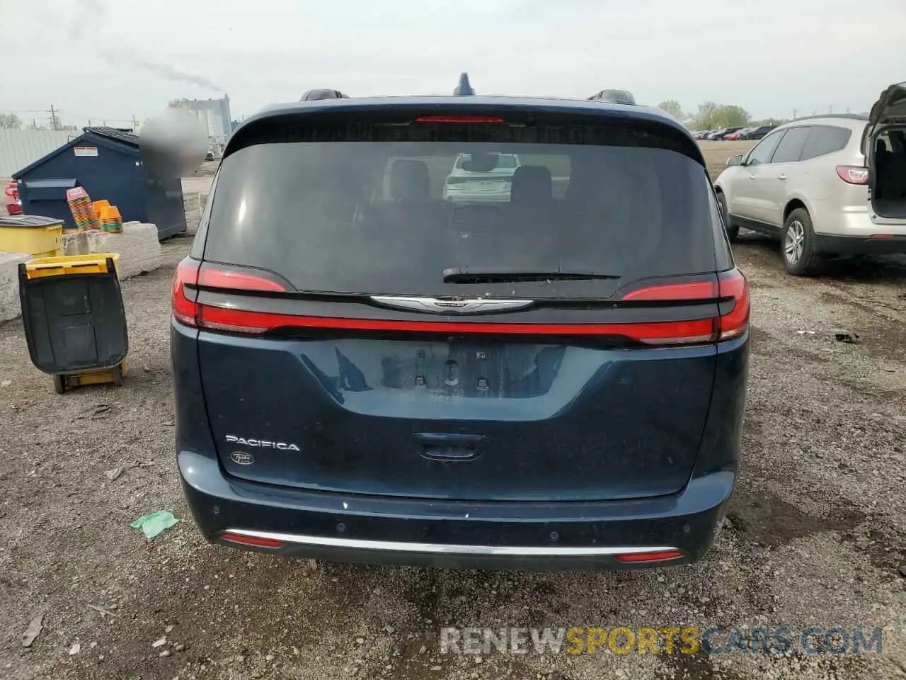 6 fotografías del automóvil dañado 2C4RC1BG3NR155394 CHRYSLER PACIFICA 2022