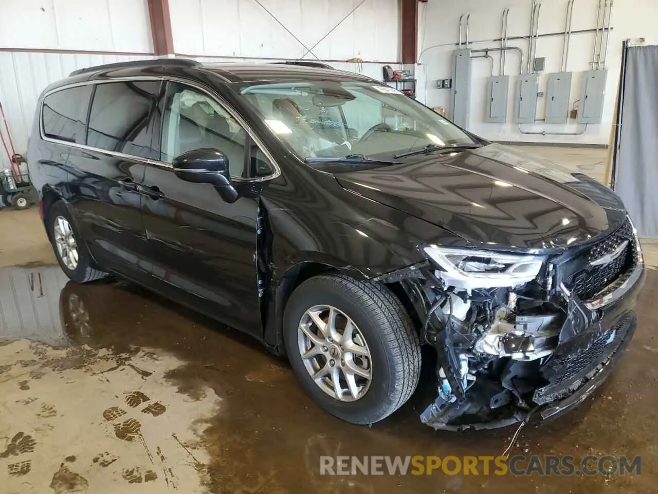 4 fotografías del automóvil dañado 2C4RC1BG3NR190212 CHRYSLER PACIFICA 2022