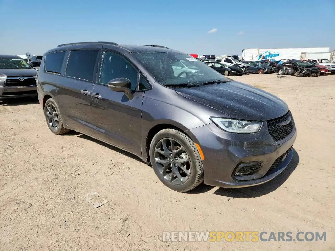 4 fotografías del automóvil dañado 2C4RC1BG3NR225735 CHRYSLER PACIFICA 2022