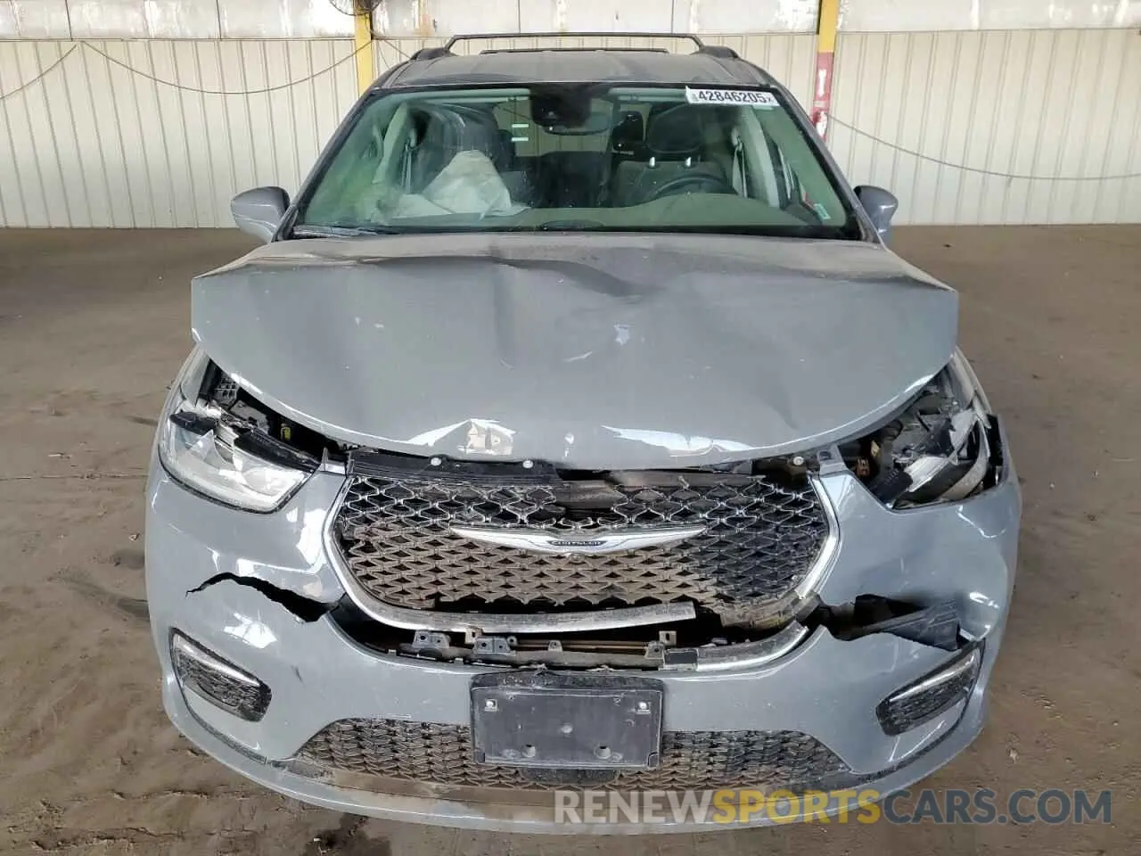 5 fotografías del automóvil dañado 2C4RC1BG4NR109539 CHRYSLER PACIFICA 2022
