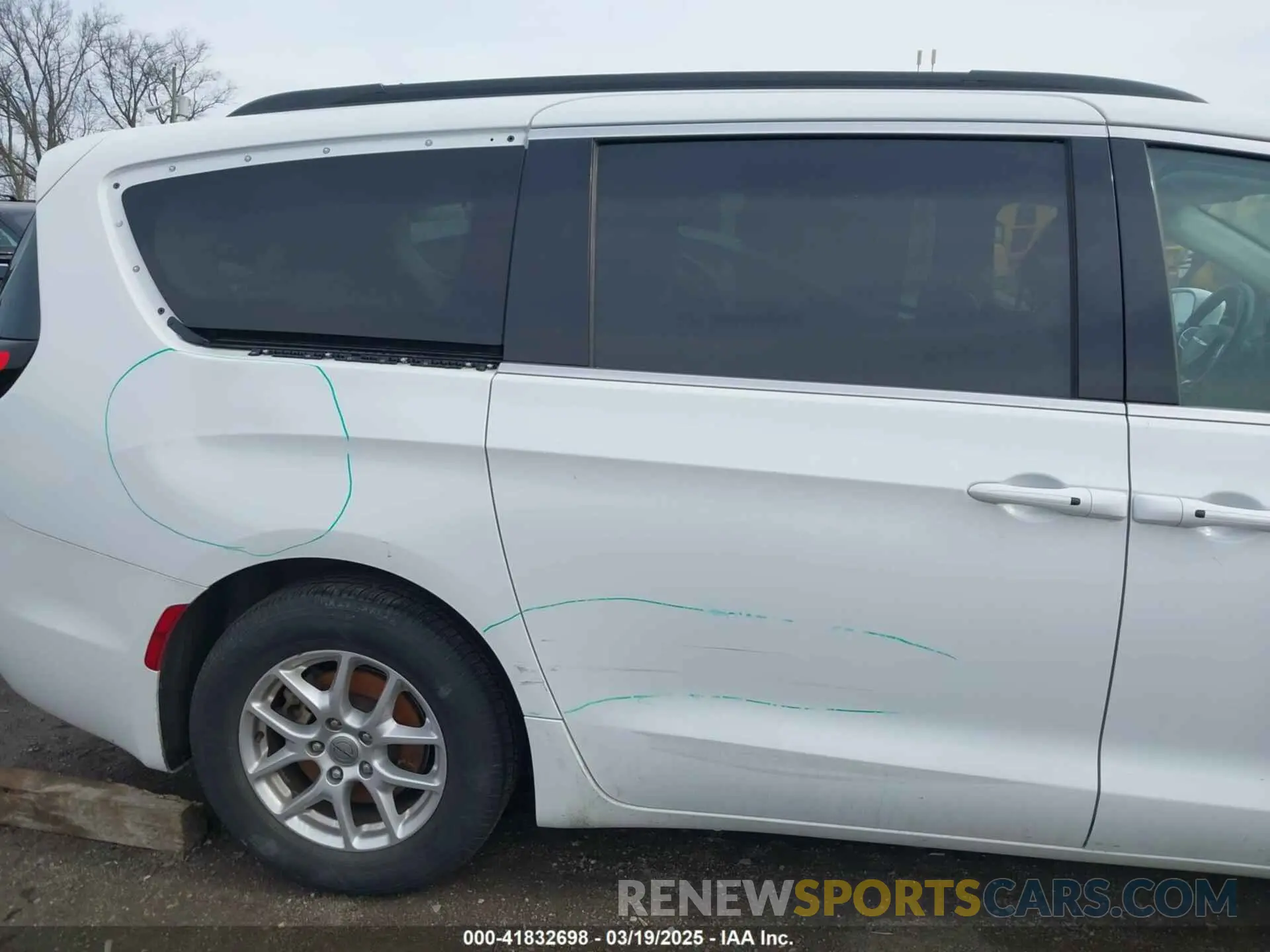 6 fotografías del automóvil dañado 2C4RC1BG4NR188100 CHRYSLER PACIFICA 2022