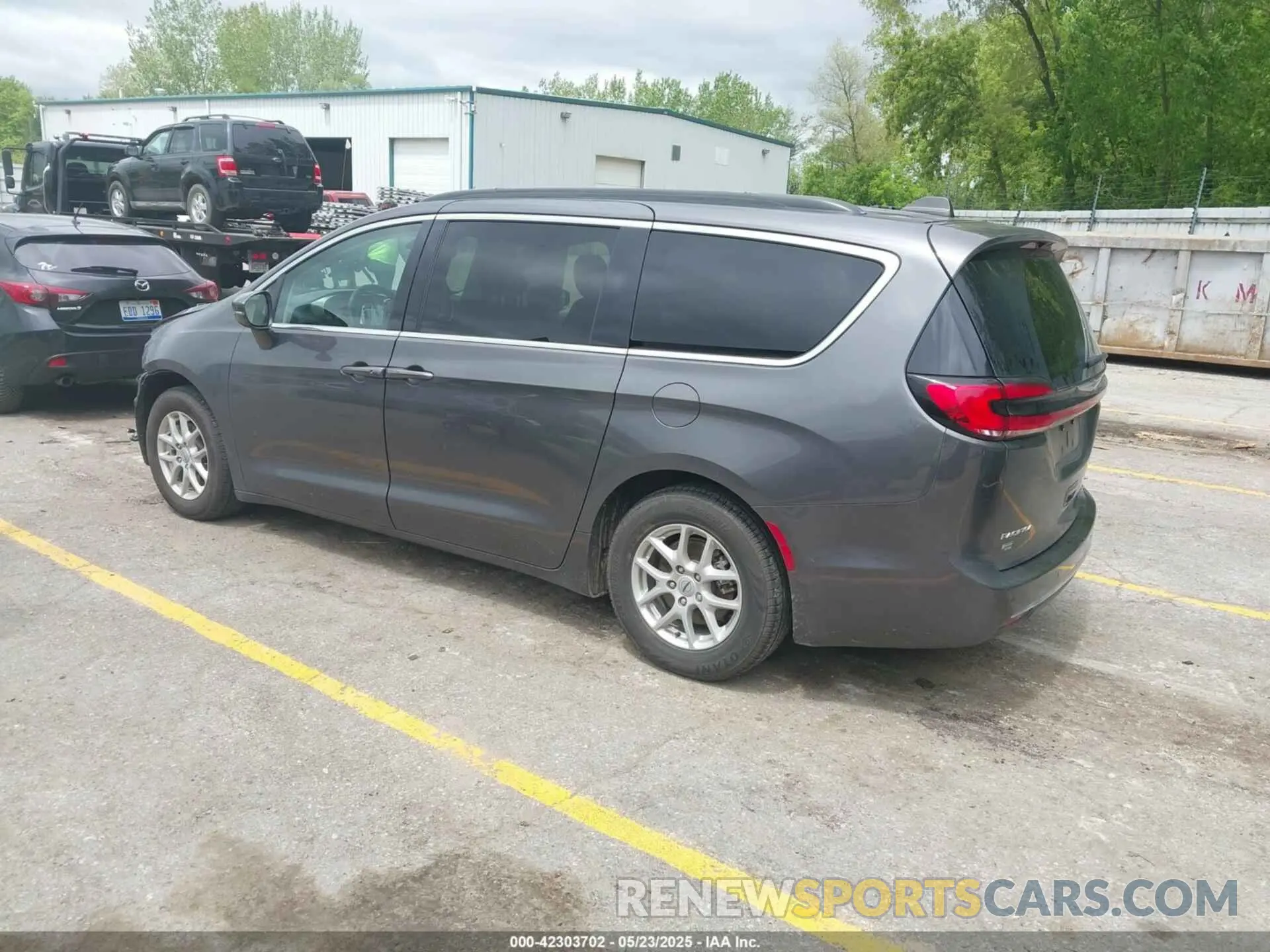 3 fotografías del automóvil dañado 2C4RC1BG5NR142176 CHRYSLER PACIFICA 2022