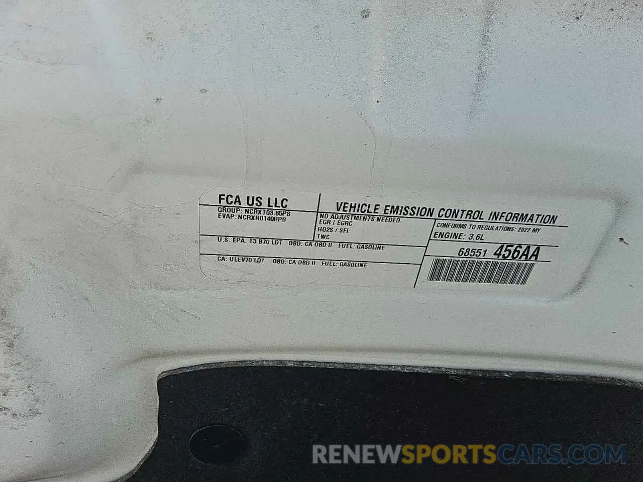 13 fotografías del automóvil dañado 2C4RC1BG5NR154294 CHRYSLER PACIFICA 2022