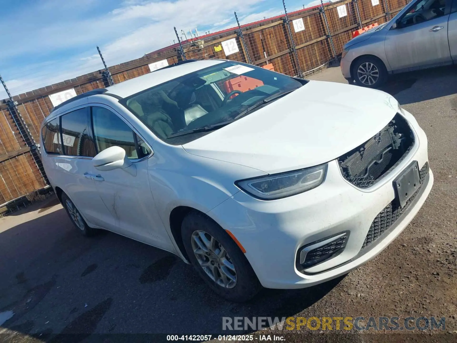 1 fotografías del automóvil dañado 2C4RC1BG5NR170186 CHRYSLER PACIFICA 2022