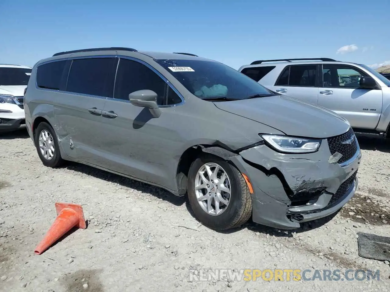 4 fotografías del automóvil dañado 2C4RC1BG5NR177204 CHRYSLER PACIFICA 2022