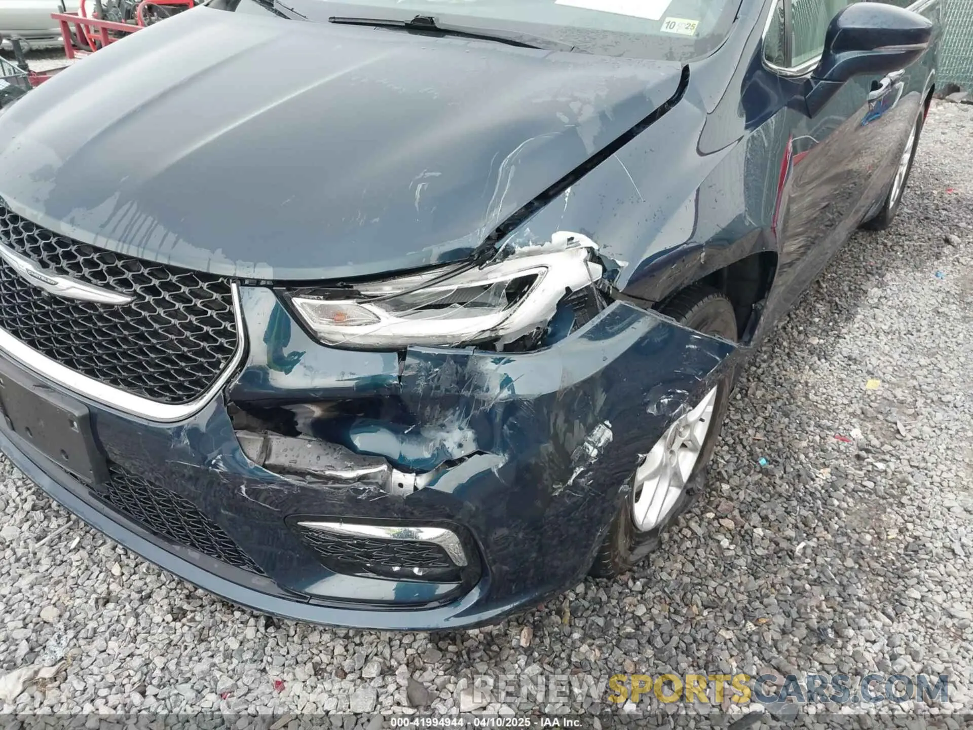 6 fotografías del automóvil dañado 2C4RC1BG6NR128514 CHRYSLER PACIFICA 2022