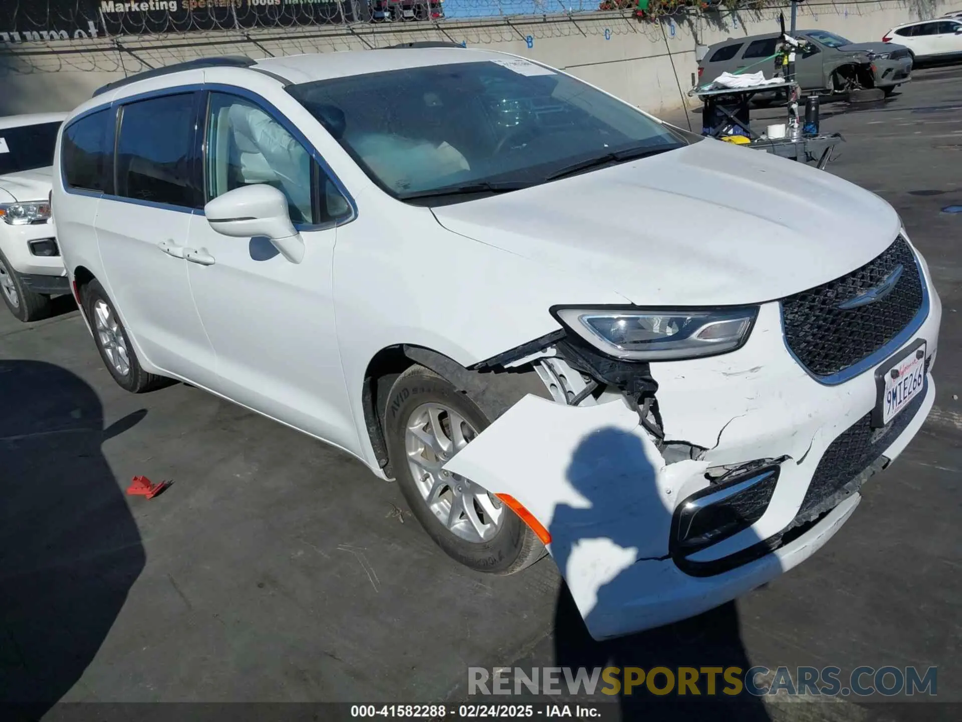 1 fotografías del automóvil dañado 2C4RC1BG6NR162744 CHRYSLER PACIFICA 2022