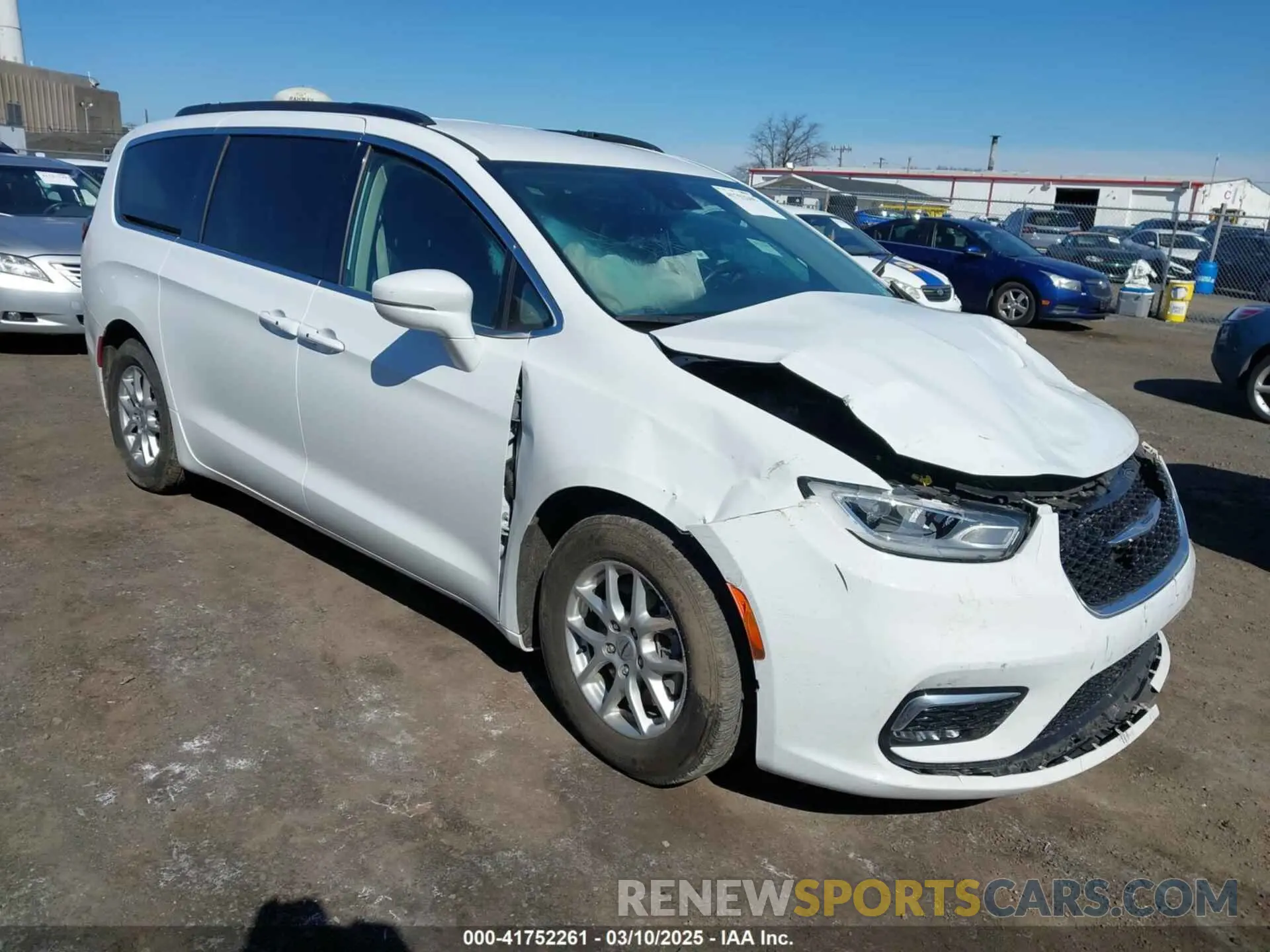 1 fotografías del automóvil dañado 2C4RC1BG7NR178063 CHRYSLER PACIFICA 2022
