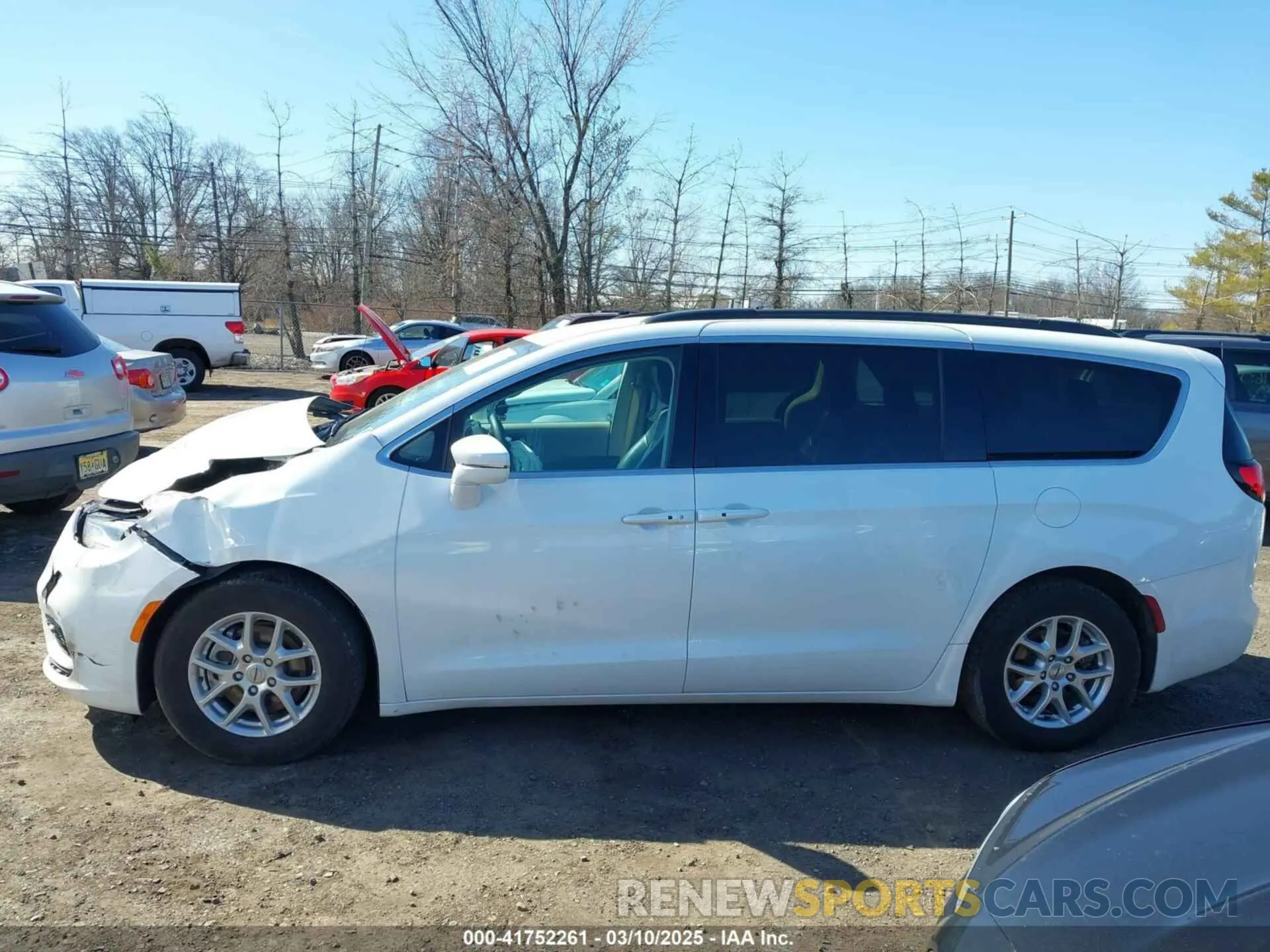 14 fotografías del automóvil dañado 2C4RC1BG7NR178063 CHRYSLER PACIFICA 2022