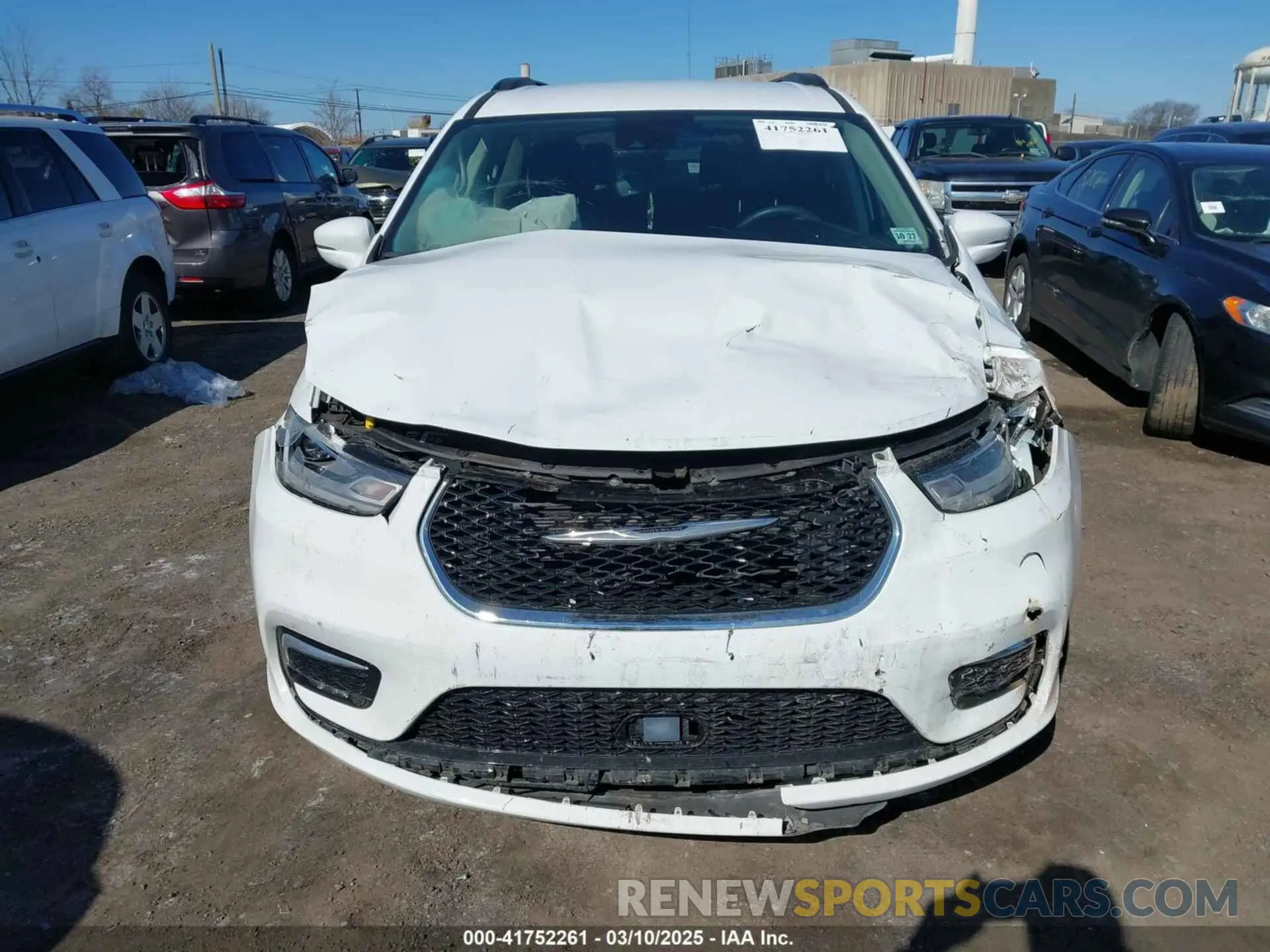6 fotografías del automóvil dañado 2C4RC1BG7NR178063 CHRYSLER PACIFICA 2022