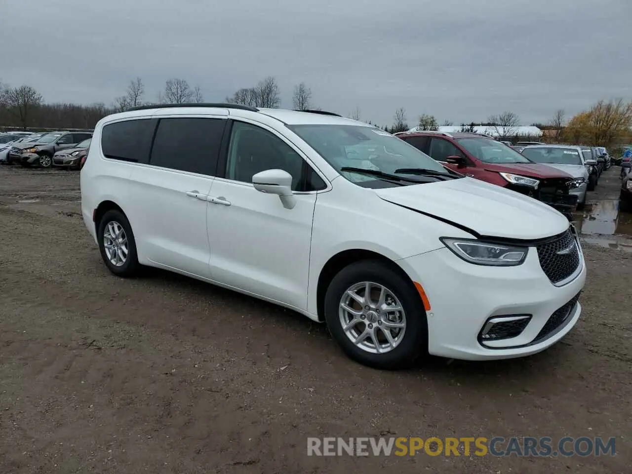 4 fotografías del automóvil dañado 2C4RC1BG7NR192321 CHRYSLER PACIFICA 2022