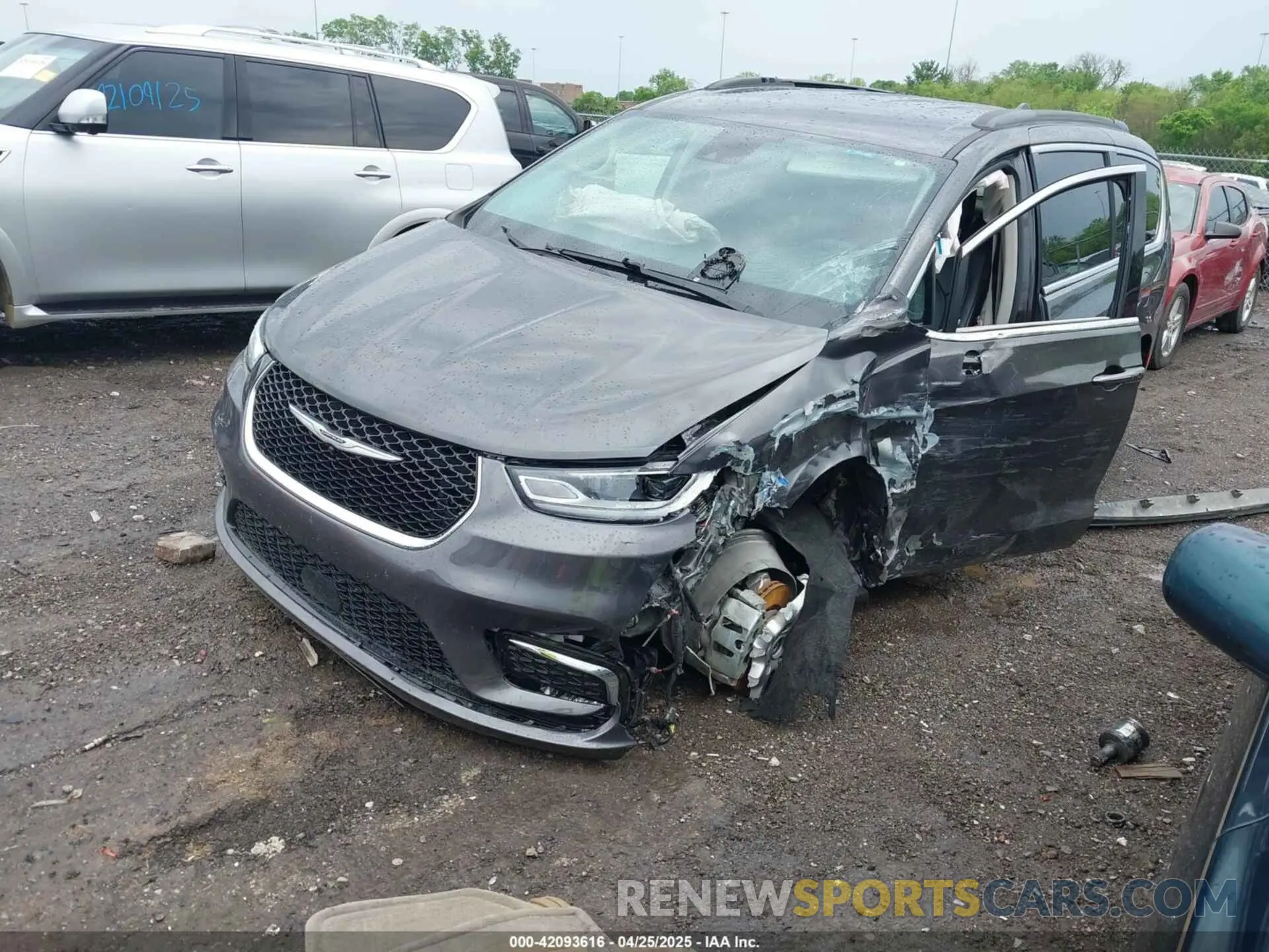 2 fotografías del automóvil dañado 2C4RC1BG8NR116770 CHRYSLER PACIFICA 2022