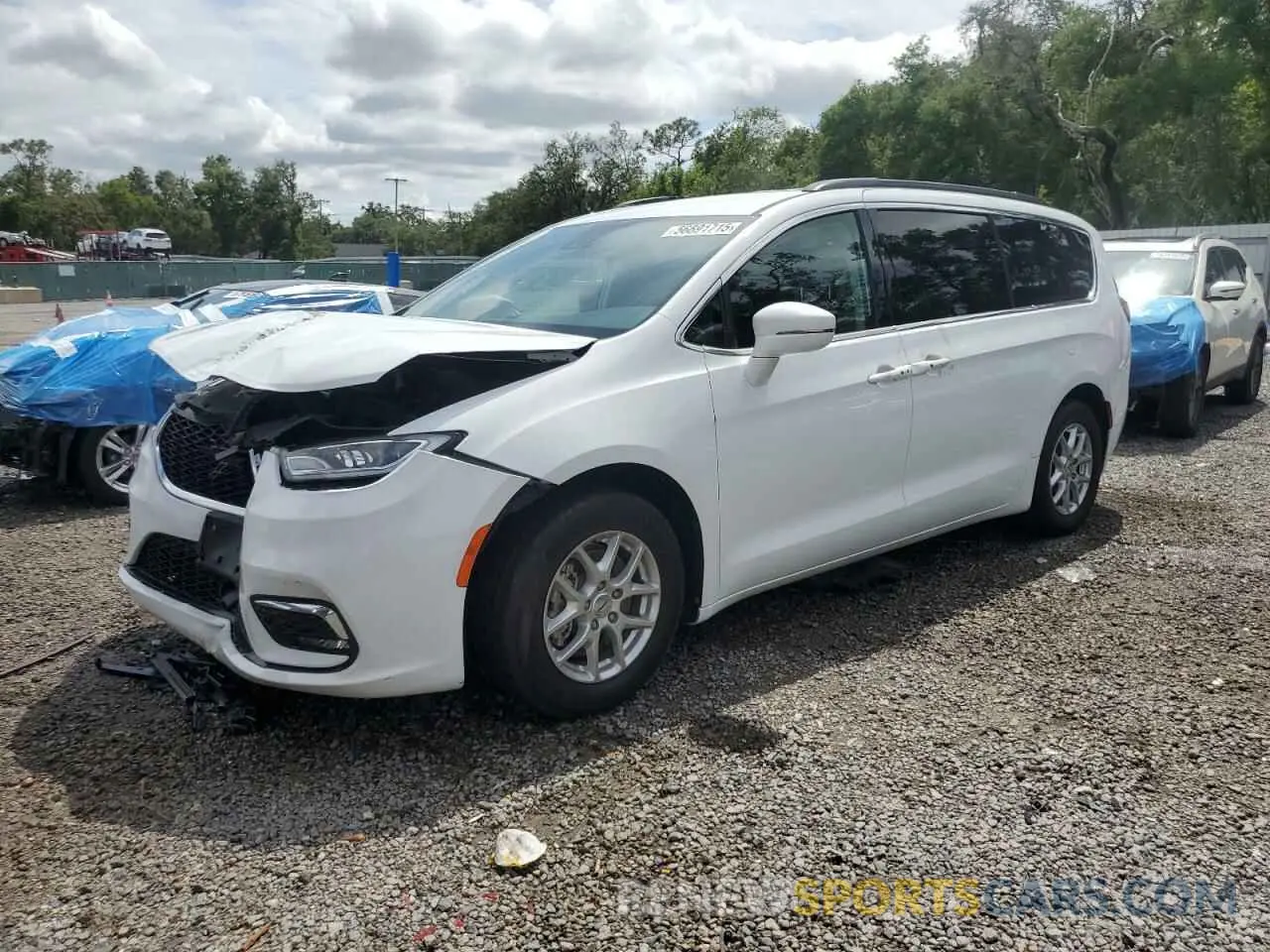 1 fotografías del automóvil dañado 2C4RC1BG8NR158498 CHRYSLER PACIFICA 2022