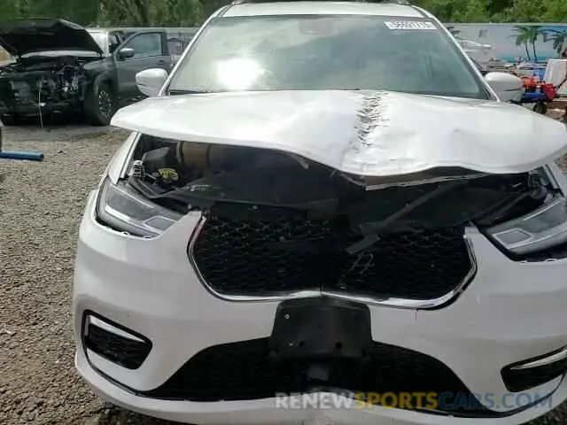 14 fotografías del automóvil dañado 2C4RC1BG8NR158498 CHRYSLER PACIFICA 2022