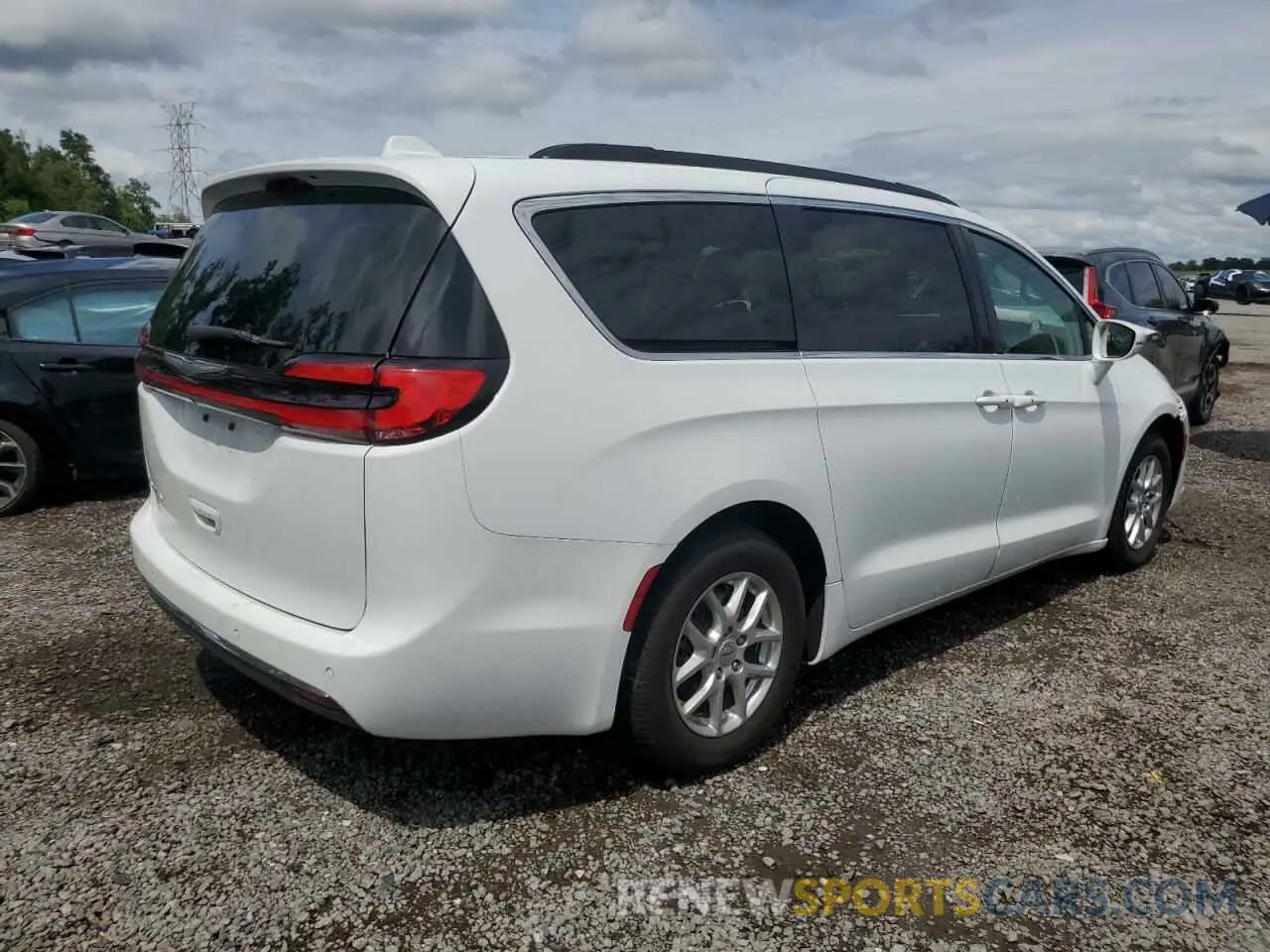 3 fotografías del automóvil dañado 2C4RC1BG8NR158498 CHRYSLER PACIFICA 2022