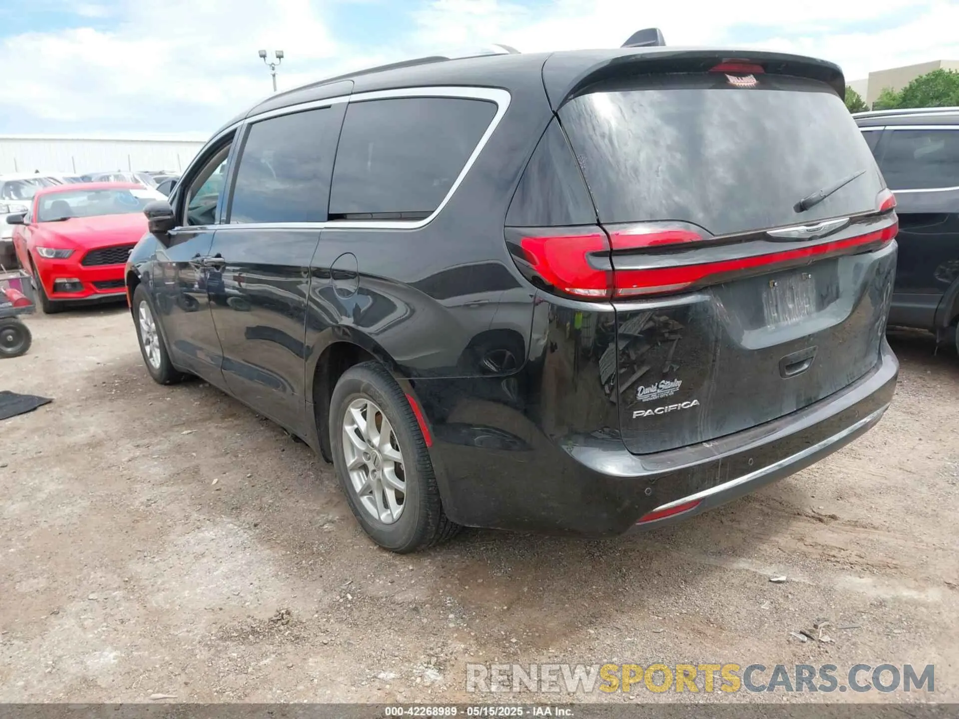 3 fotografías del automóvil dañado 2C4RC1BG8NR168514 CHRYSLER PACIFICA 2022
