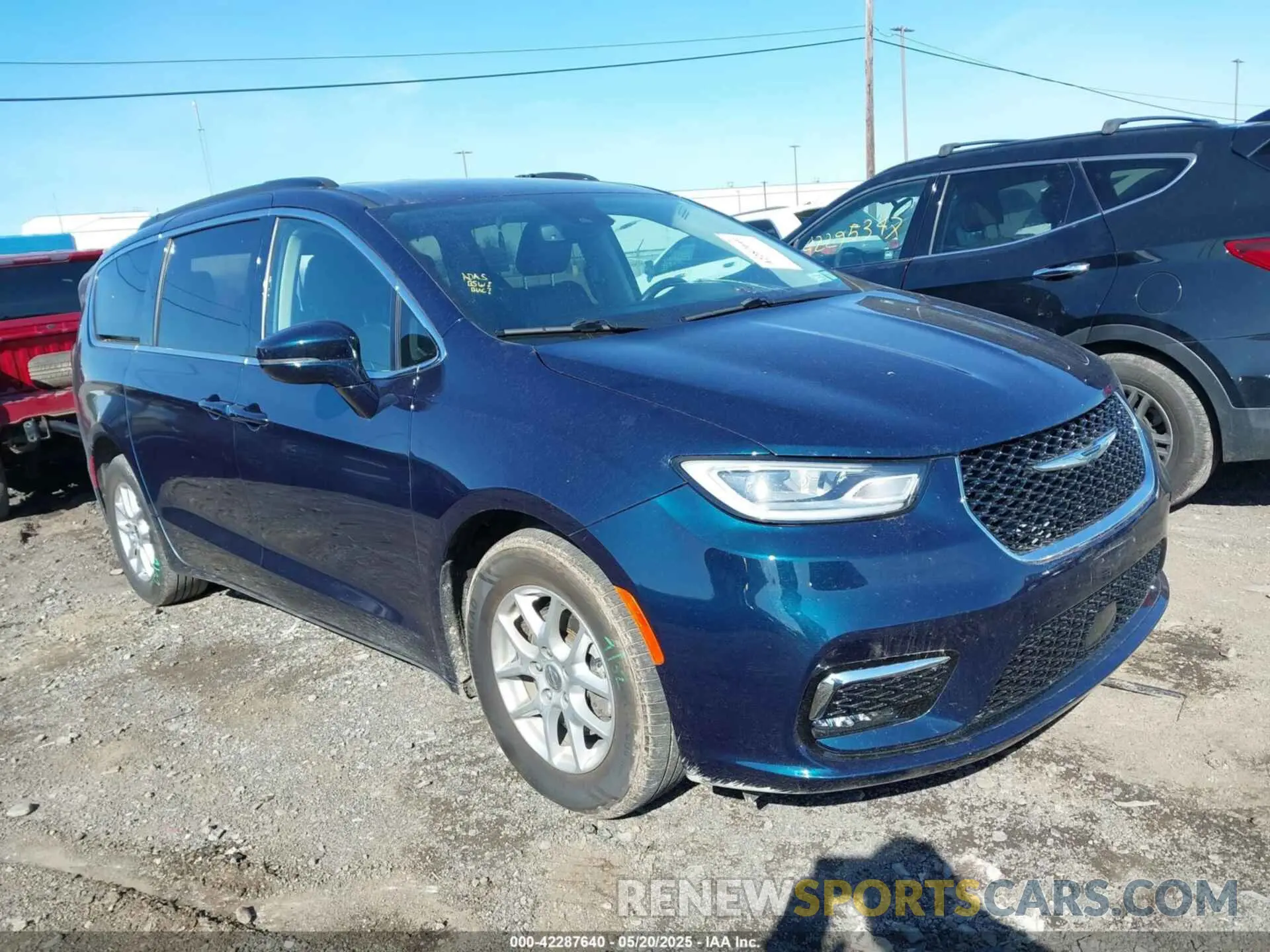 1 fotografías del automóvil dañado 2C4RC1BG8NR186558 CHRYSLER PACIFICA 2022