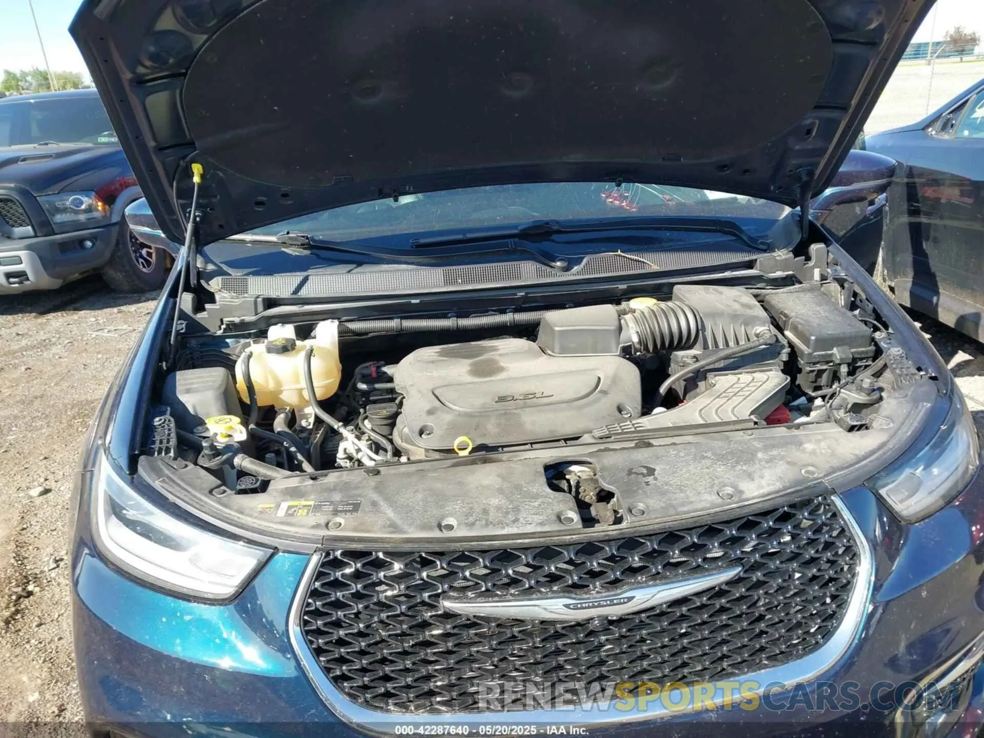 10 fotografías del automóvil dañado 2C4RC1BG8NR186558 CHRYSLER PACIFICA 2022