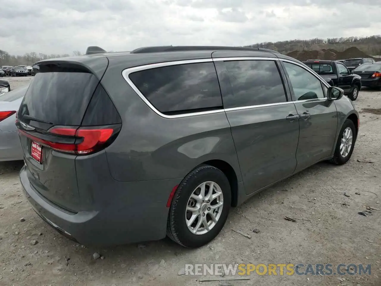 3 fotografías del automóvil dañado 2C4RC1BG9NR113943 CHRYSLER PACIFICA 2022